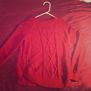 Cute red holiday sweater